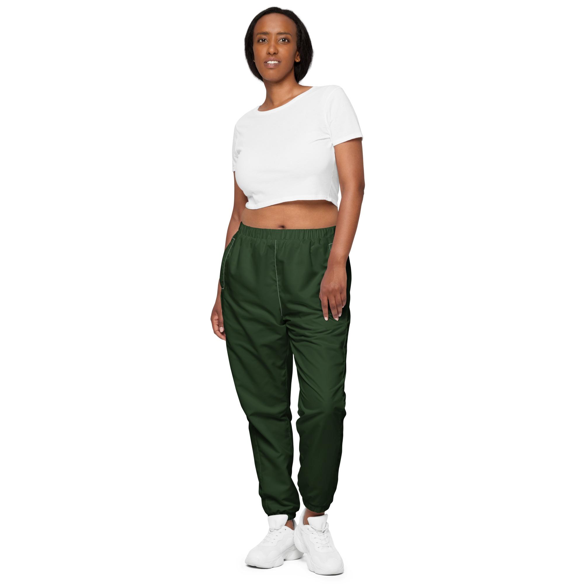 One Wear Ibis Solo – Unisex track pants – Olive, White & Black - Image 5