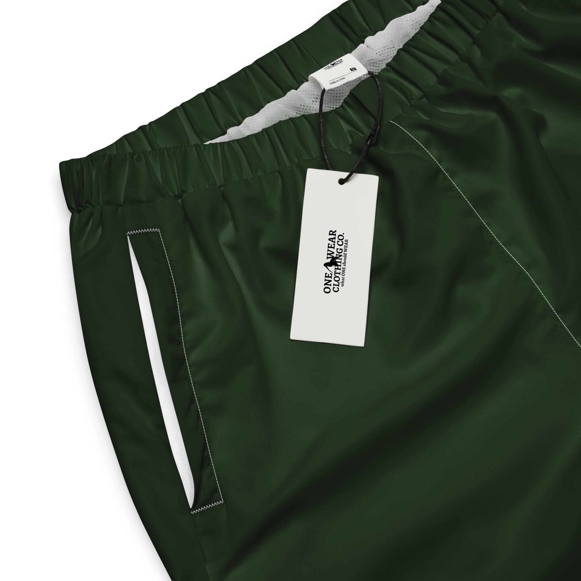 One Wear Ibis Solo – Unisex track pants – Olive, White & Black - Image 3