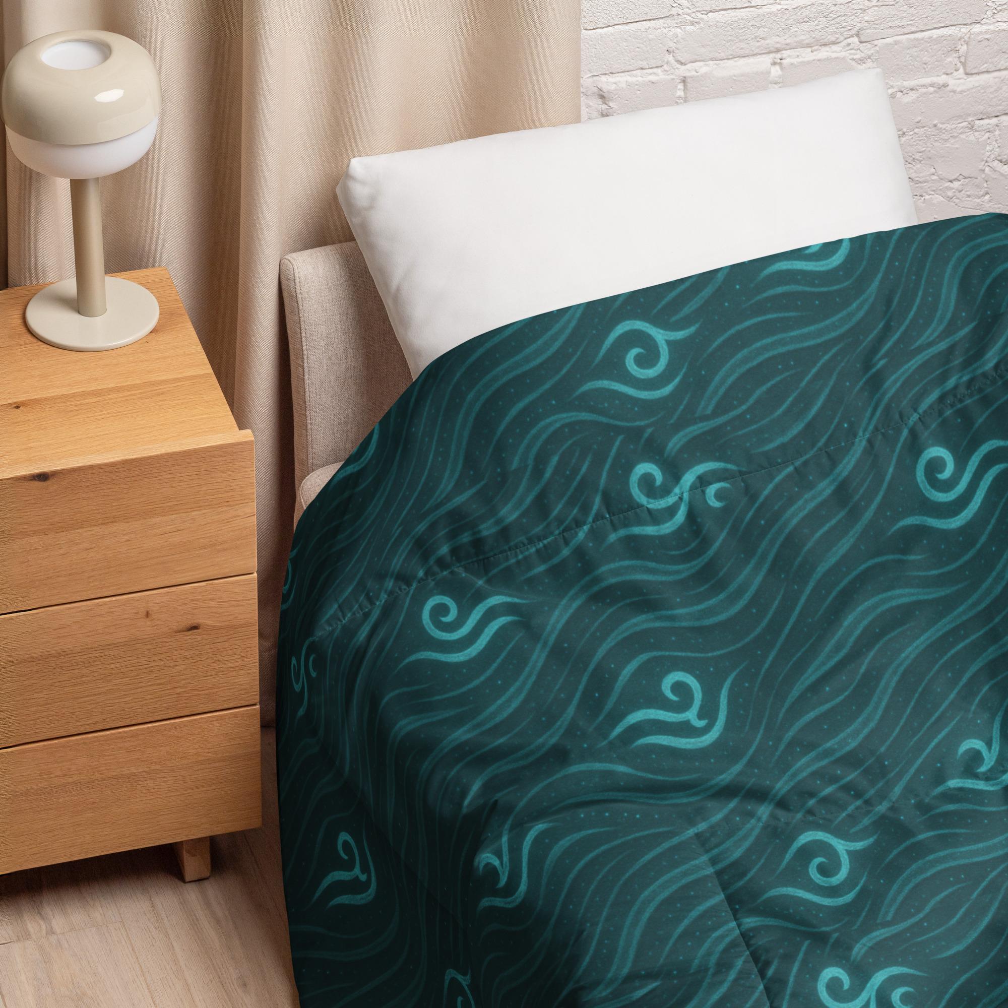 ORA’QI’UN™: Deepwater Rune Drift™ – Comforter - Image 2