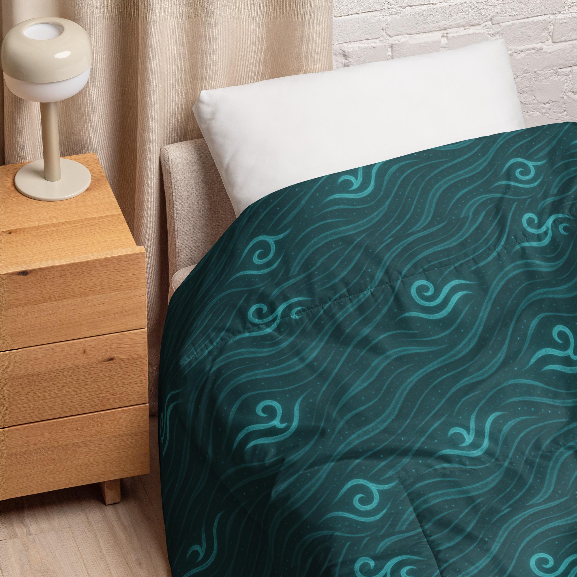 ORA’QI’UN™: Deepwater Rune Drift™ – Comforter - Image 4