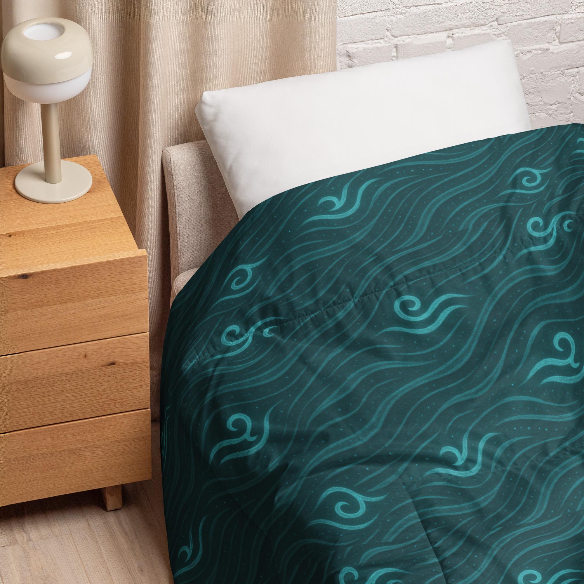 ORA’QI’UN™: Deepwater Rune Drift™ – Comforter - Image 3