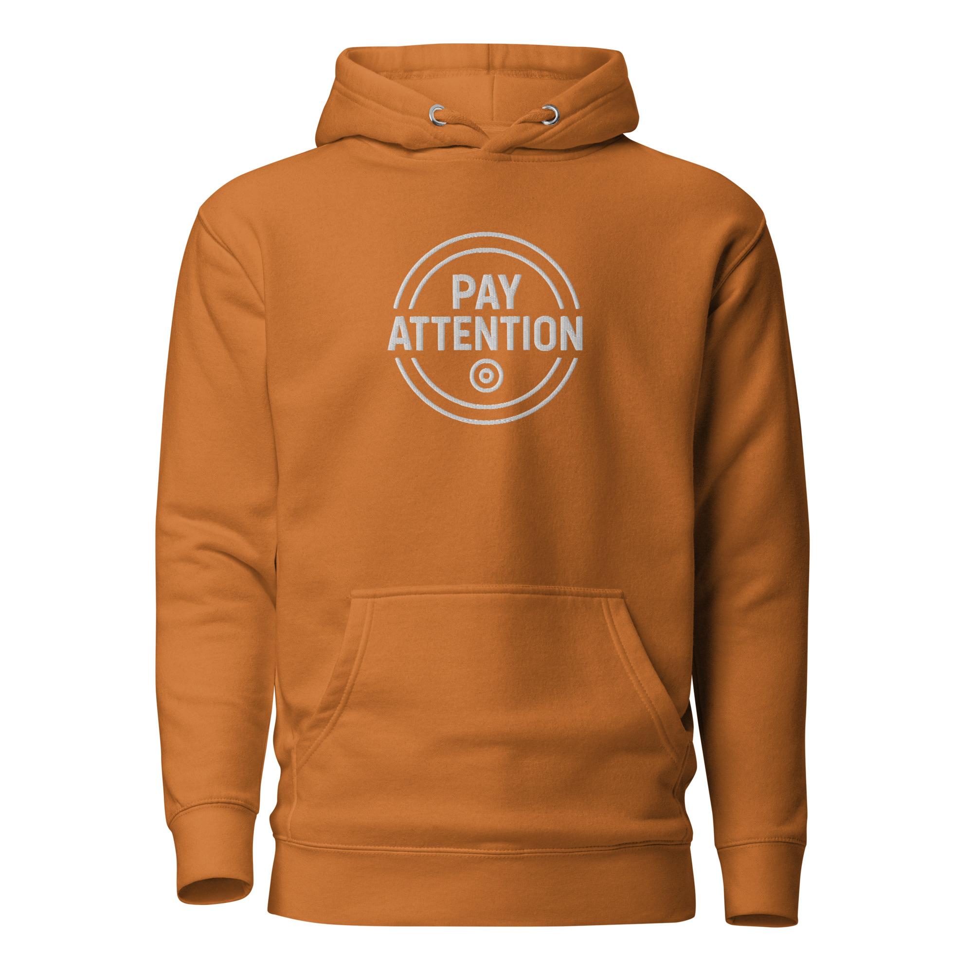 Pay Attention: To Your Circle 01 – Unisex Hoodie – White - Image 24