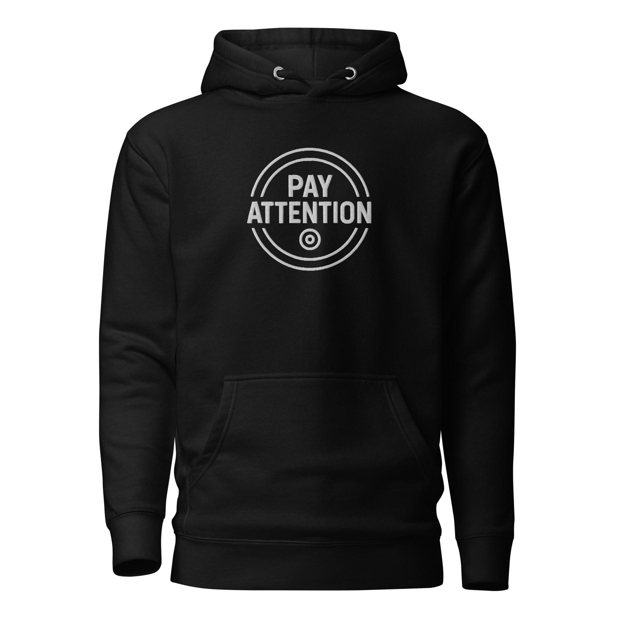 Pay Attention: To Your Circle 01 – Unisex Hoodie – White