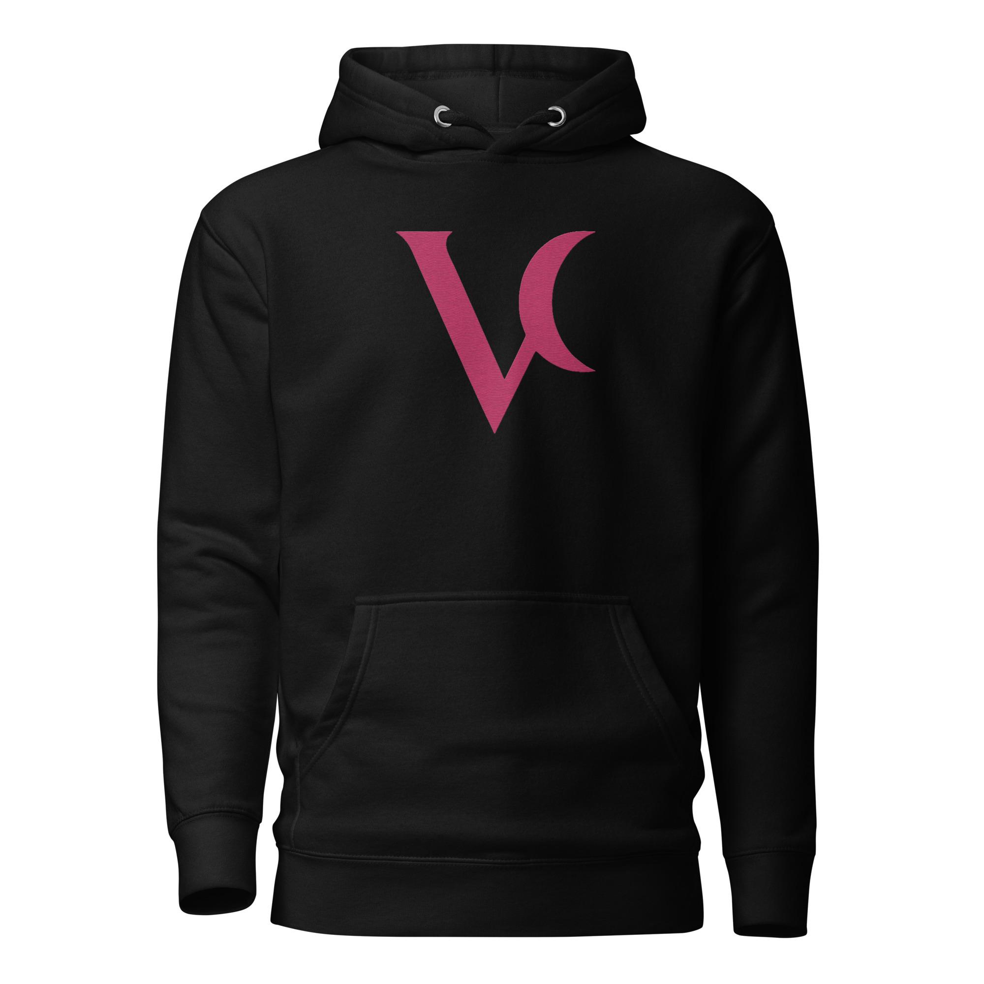 Varéluna: The VARÉ Crest™ – Unisex Hoodie – Pink - Image 7