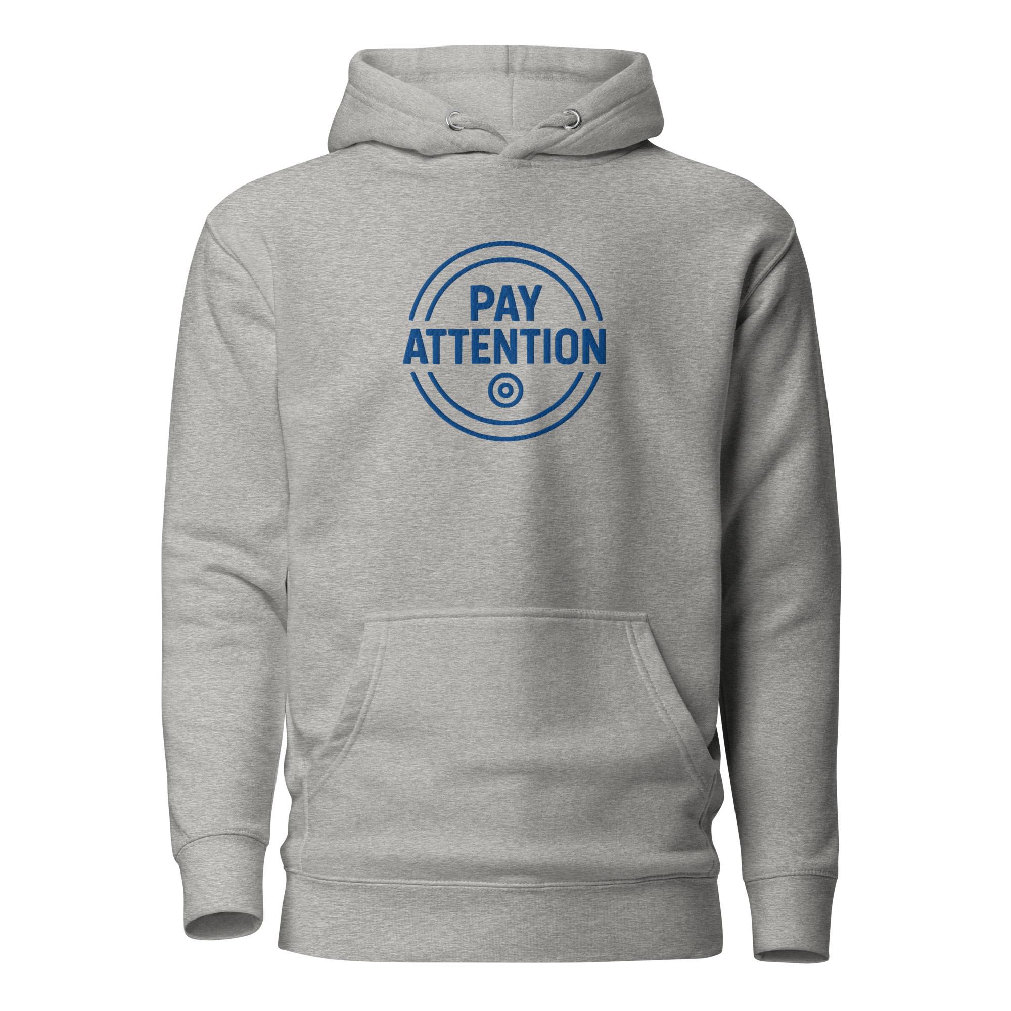 Pay Attention: To Your Circle 01 – Unisex Hoodie – Royal Blue - Image 11