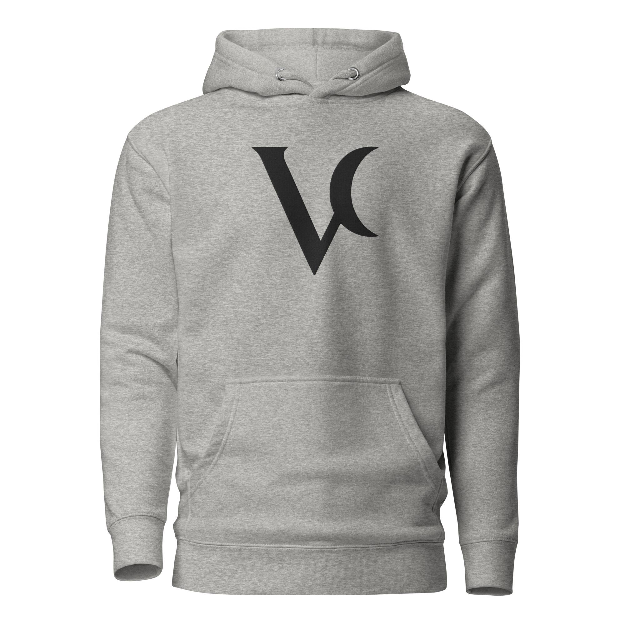 Varéluna: The VARÉ Crest™ – Unisex Hoodie – Black - Image 9