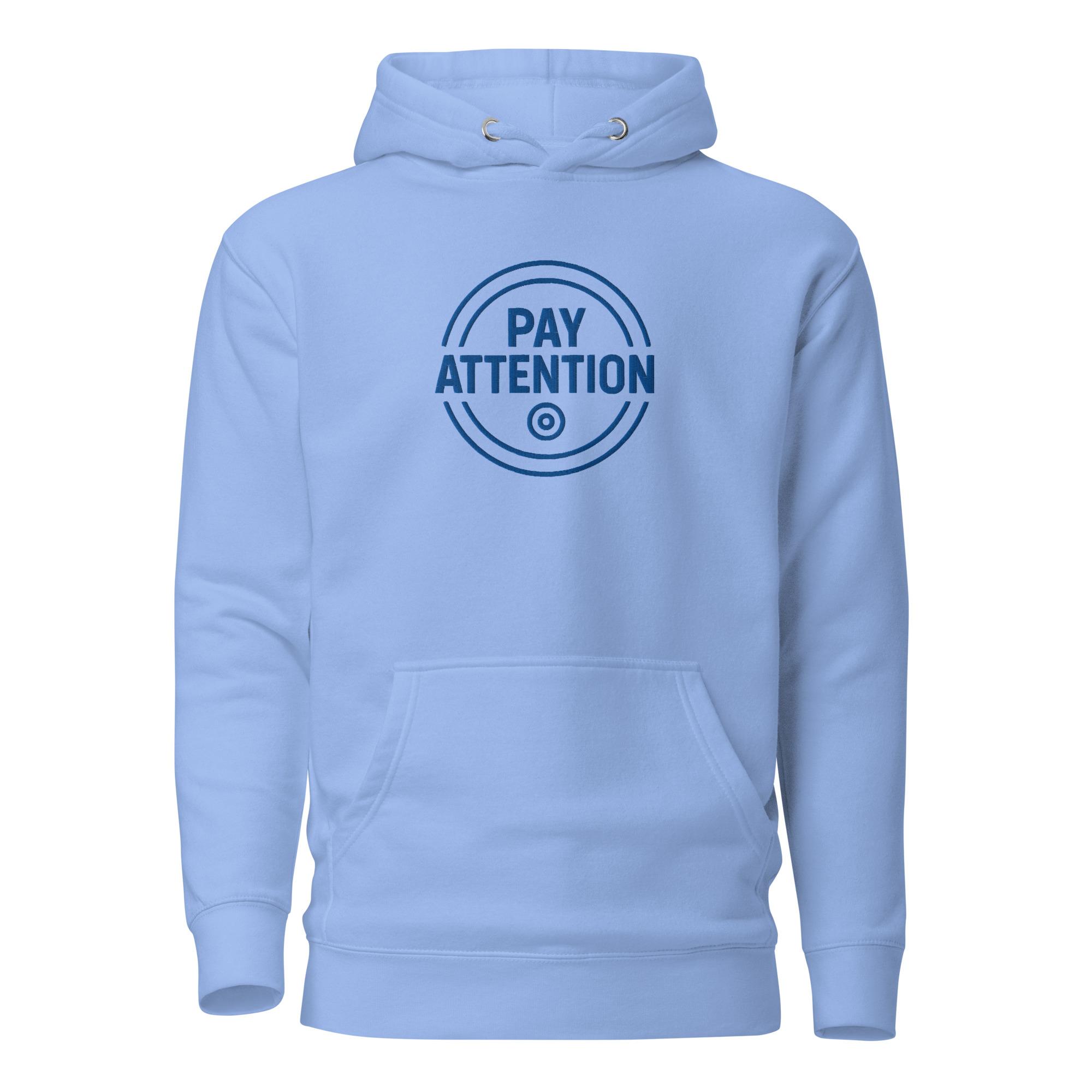 Pay Attention: To Your Circle 01 – Unisex Hoodie – Royal Blue - Image 9