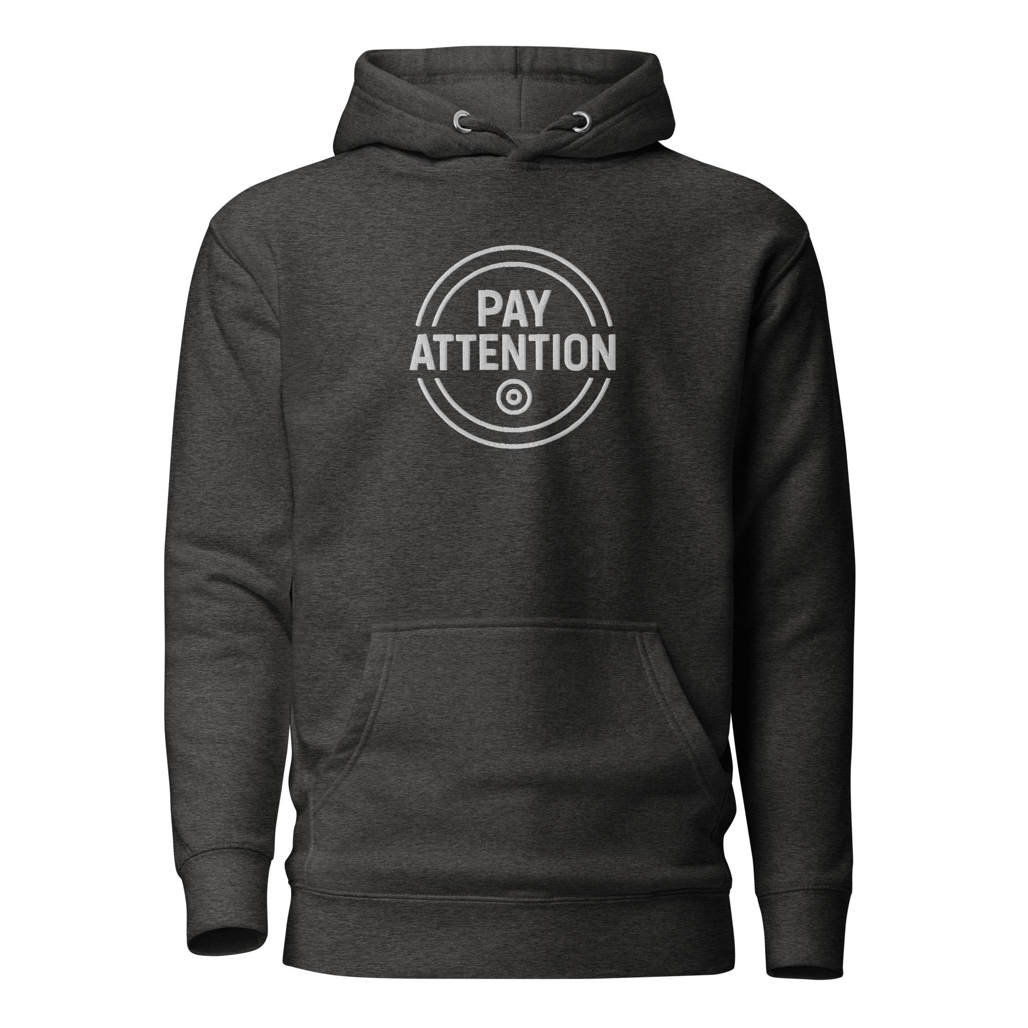 Pay Attention: To Your Circle 01 – Unisex Hoodie – White - Image 10