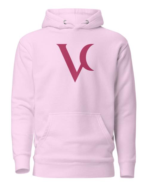 Varéluna: The VARÉ Crest™ – Unisex Hoodie – Pink