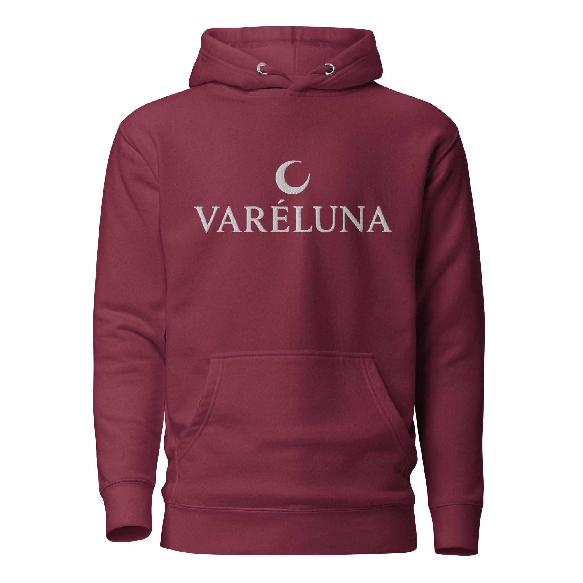 Varéluna: Signature Crest™ – Unisex Hoodie – White - Image 12
