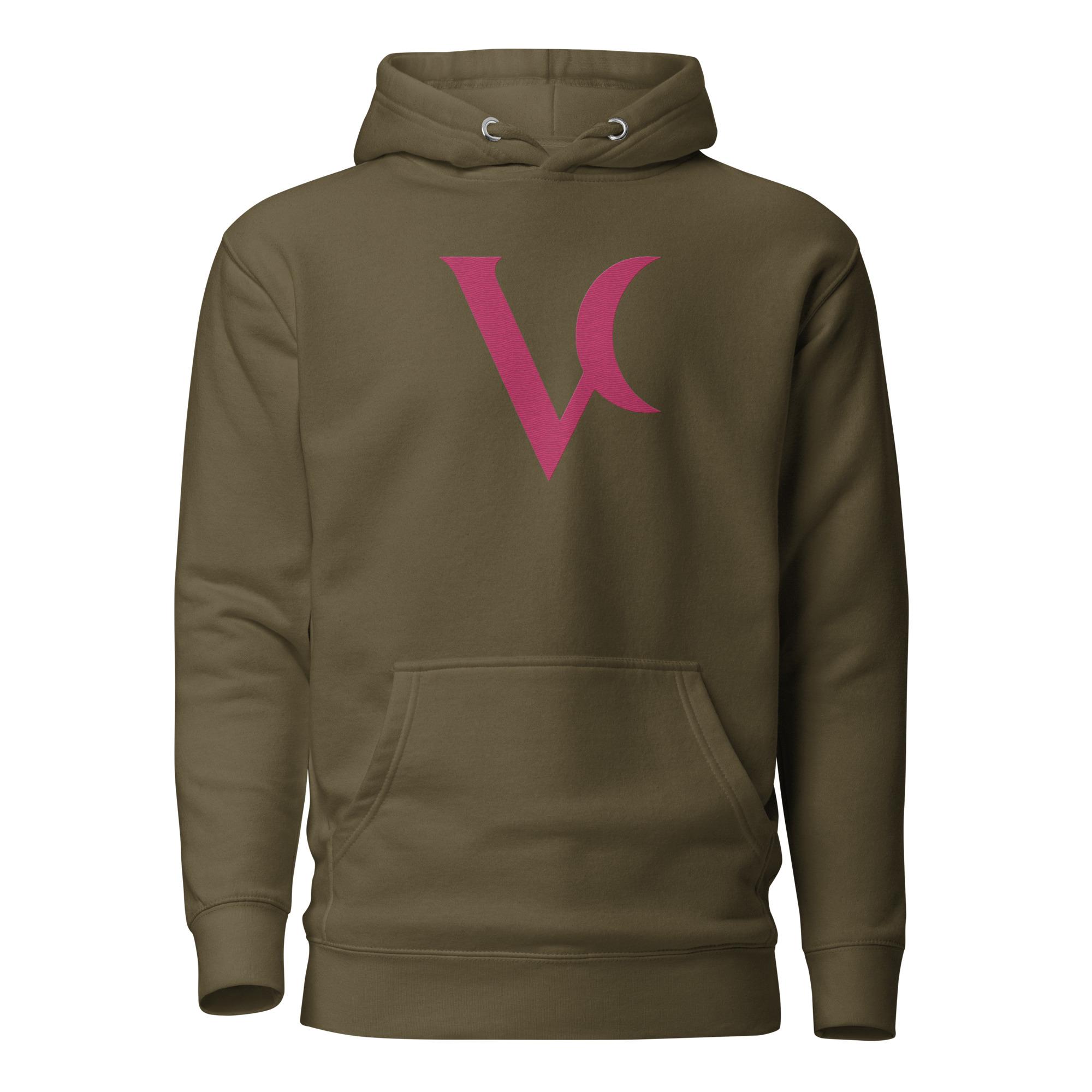 Varéluna: The VARÉ Crest™ – Unisex Hoodie – Pink - Image 13
