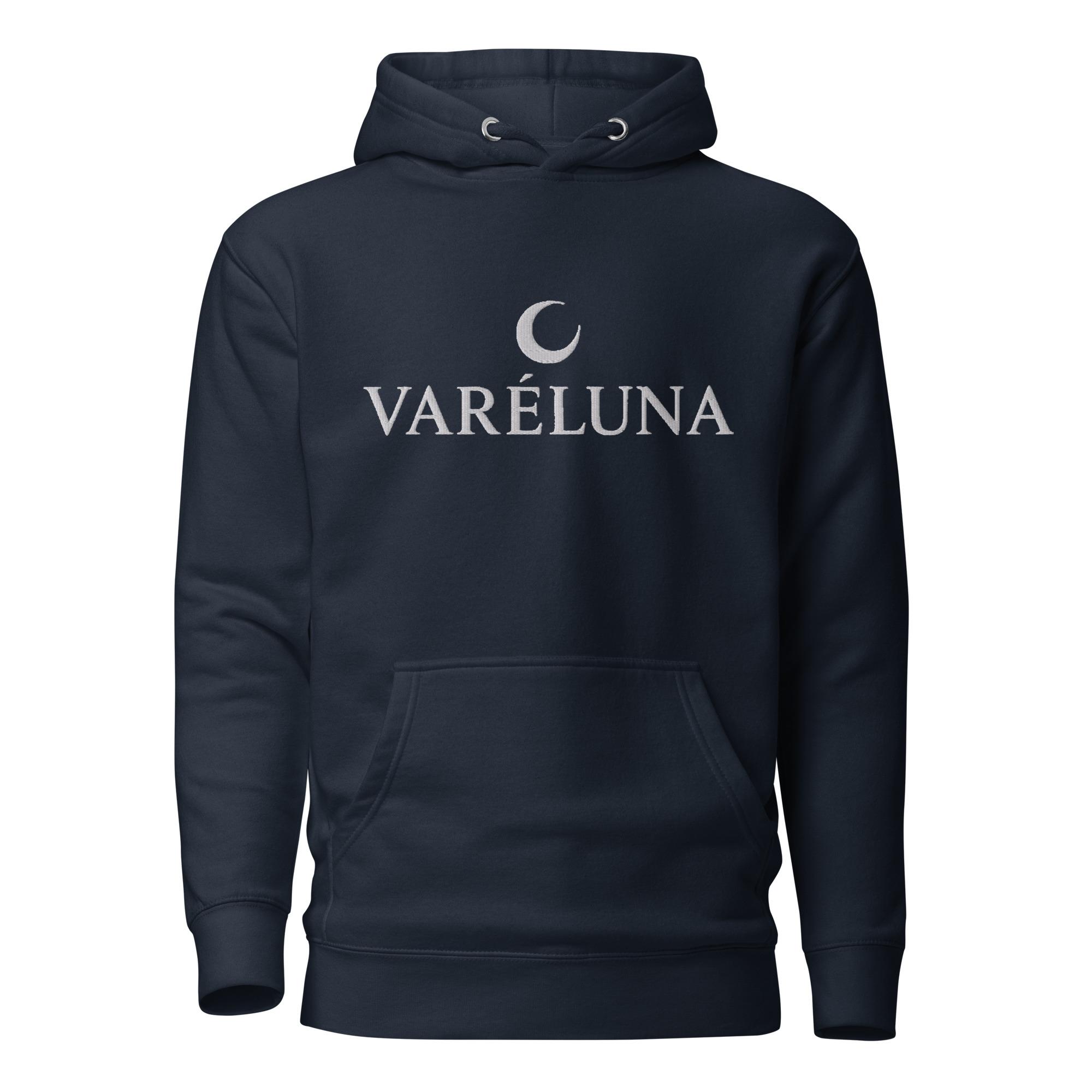 Varéluna: Signature Crest™ – Unisex Hoodie – White - Image 10