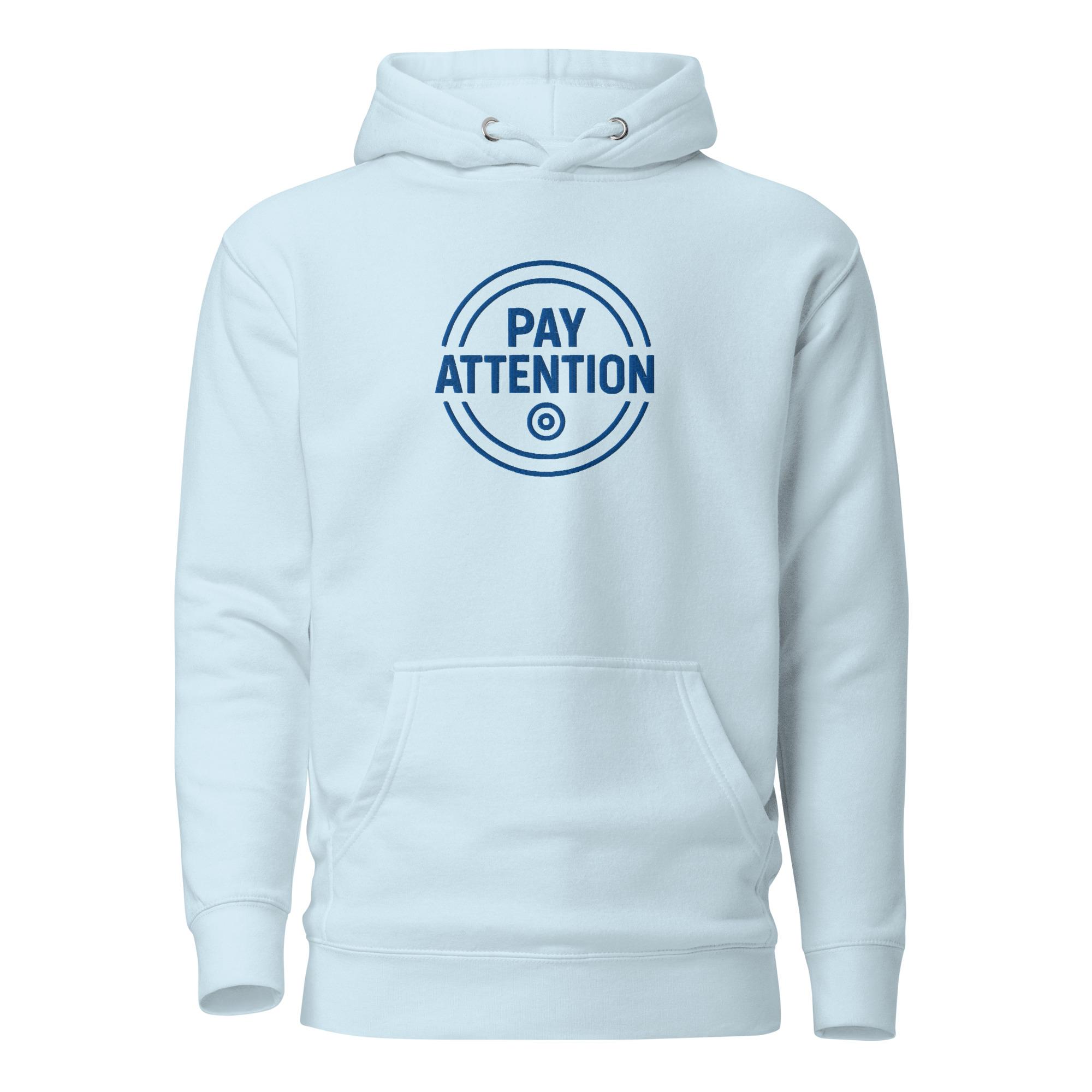 Pay Attention: To Your Circle 01 – Unisex Hoodie – Royal Blue - Image 13