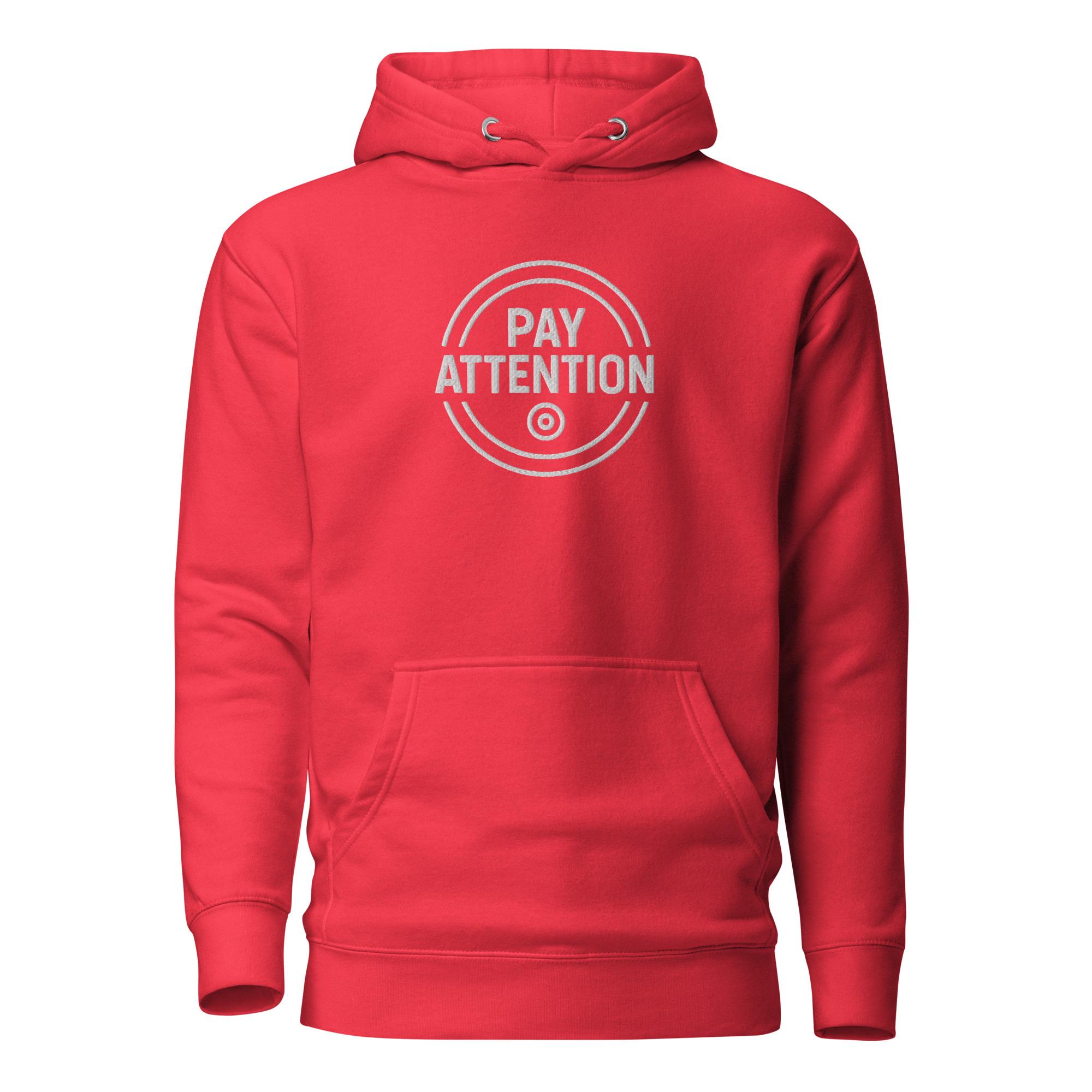 Pay Attention: To Your Circle 01 – Unisex Hoodie – White - Image 22