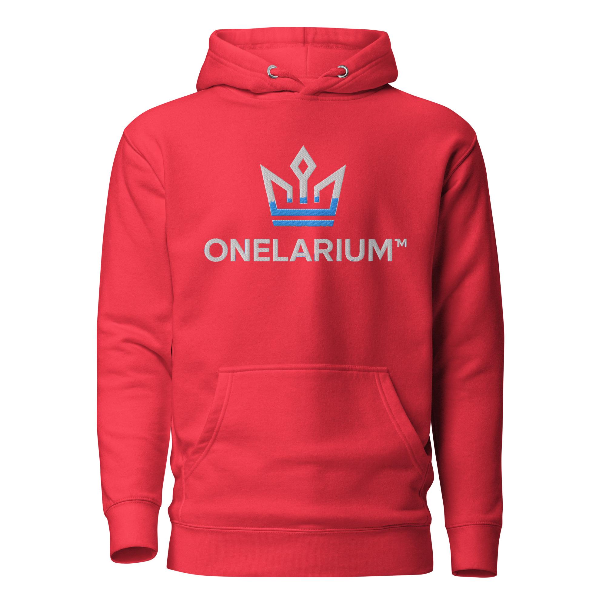 Onelarium: Design 01 – Unisex Hoodie – White & Aqua - Image 19