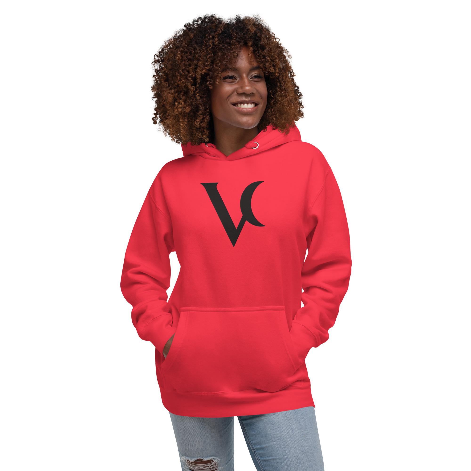 Varéluna: The VARÉ Crest™ – Unisex Hoodie – Black - Image 5