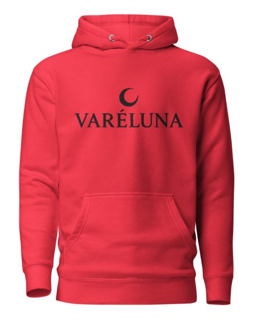 Varéluna: Signature Crest™ – Unisex Hoodie – Black