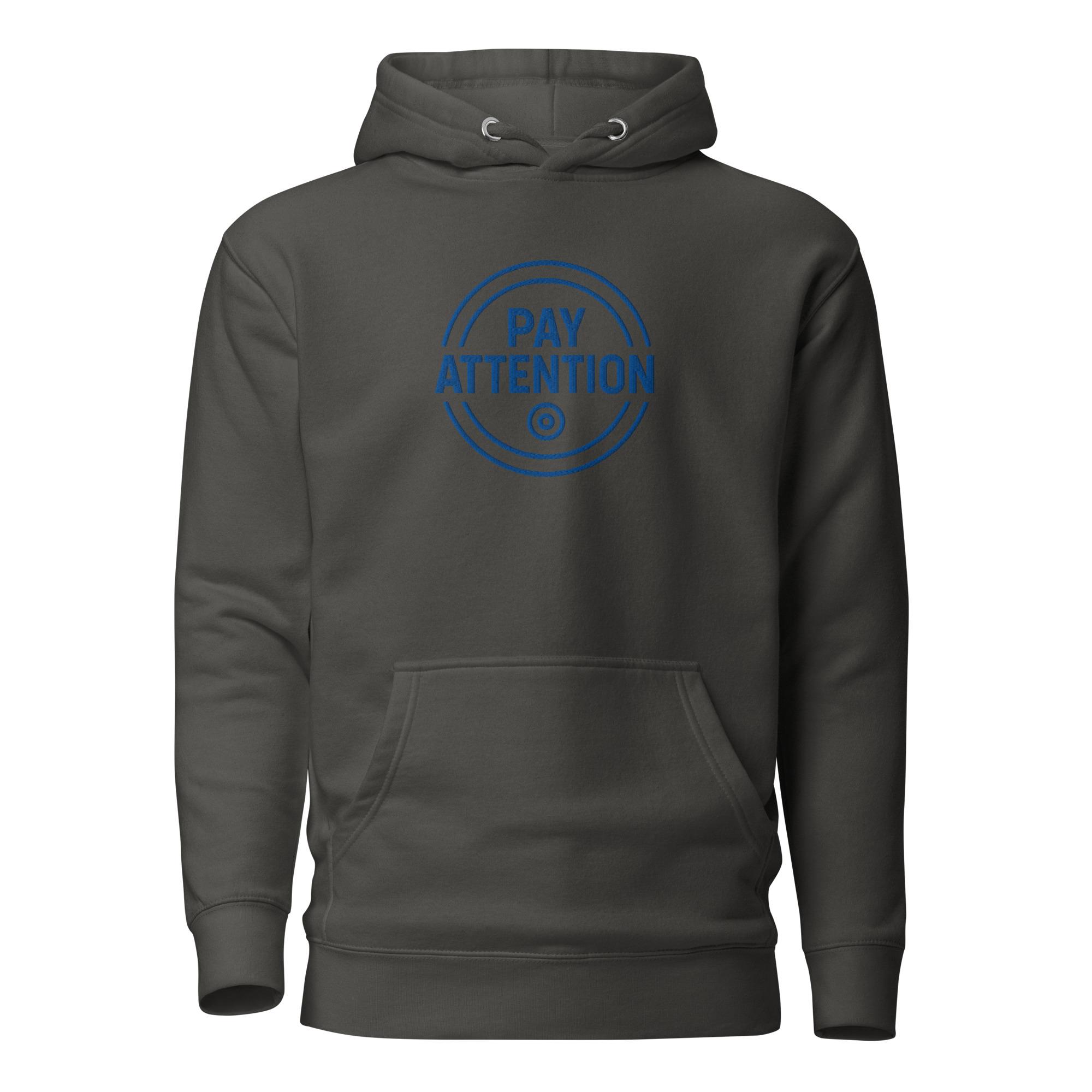 Pay Attention: To Your Circle 01 – Unisex Hoodie – Royal Blue - Image 7