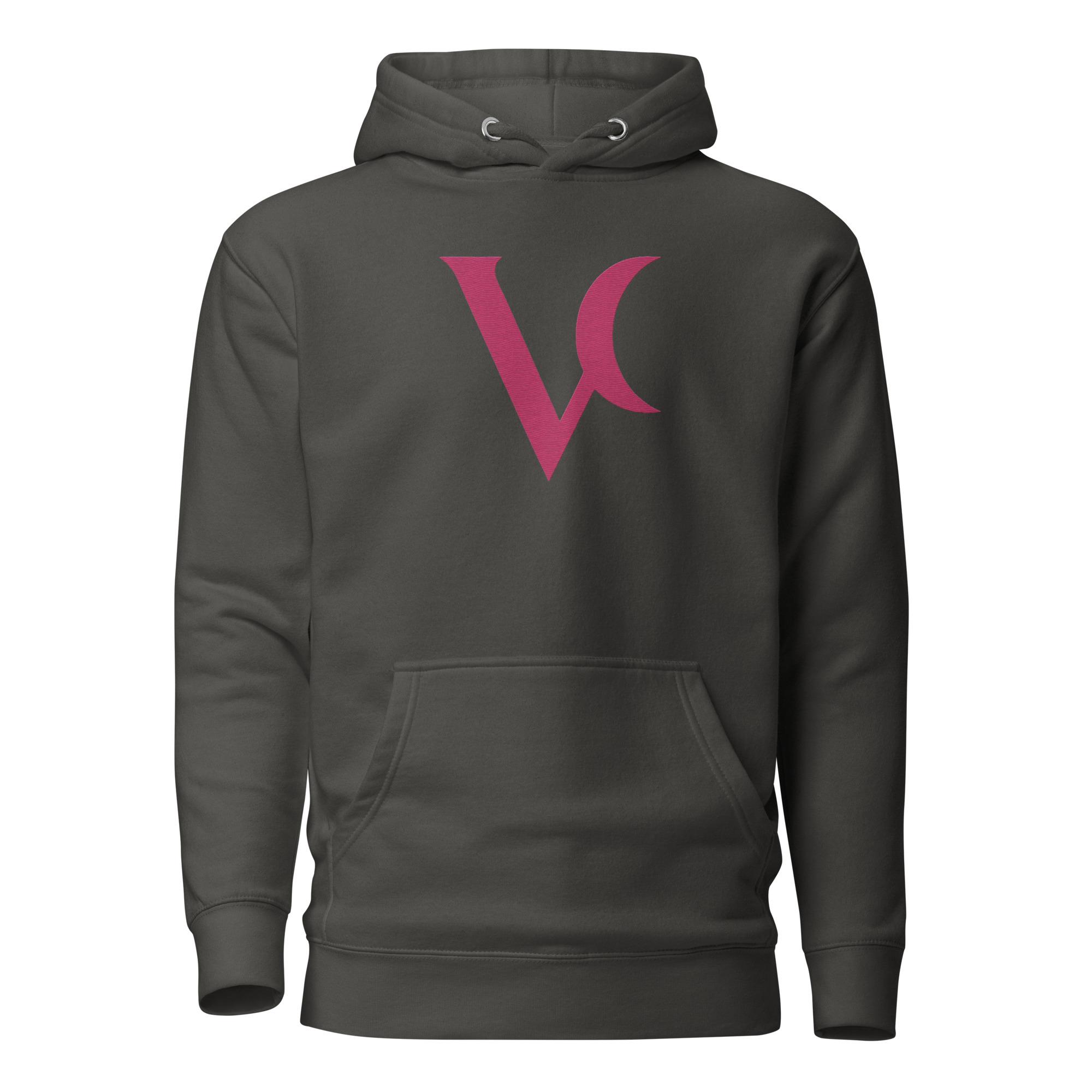 Varéluna: The VARÉ Crest™ – Unisex Hoodie – Pink - Image 11