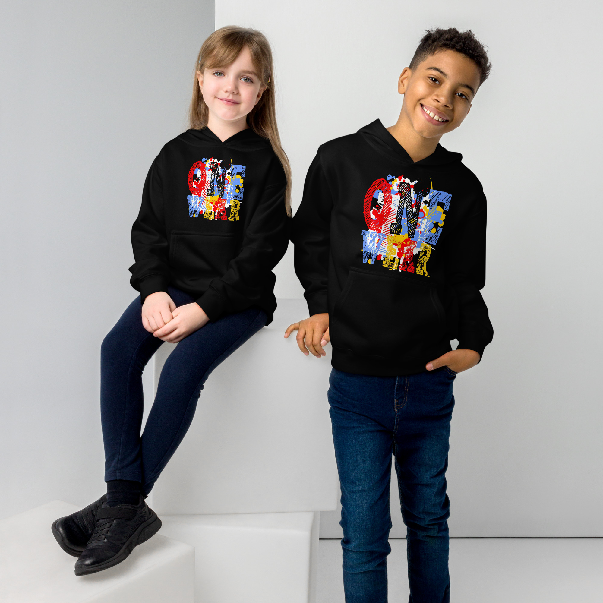 Graphic-Series-92 Kids fleece hoodie - Image 2