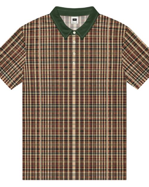 One Wear Plaid Pattern 01 – Men’s slim fit polo