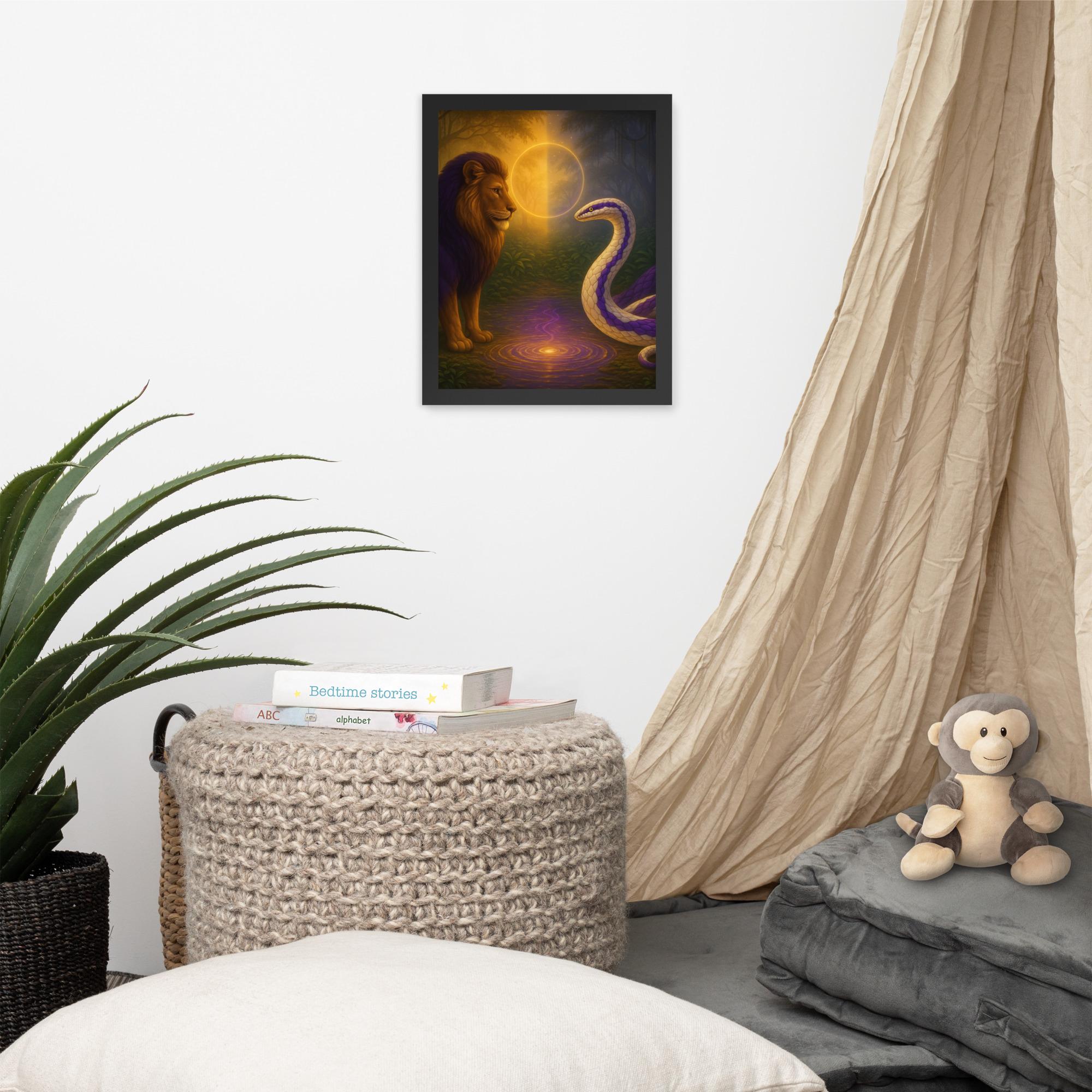 ELYNDRIA™: Origin of the Seralion – Framed photo paper poster - Image 4