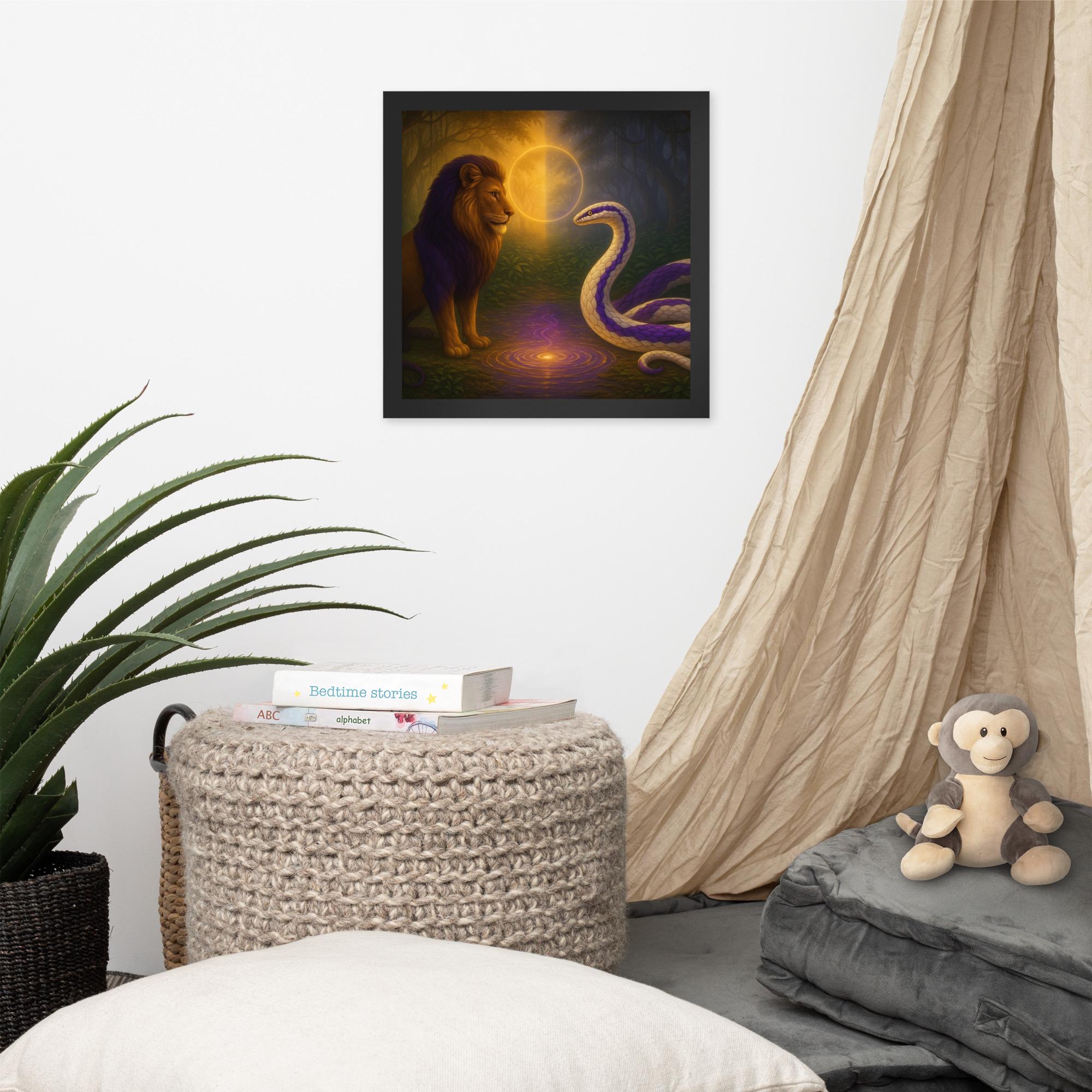 ELYNDRIA™: Origin of the Seralion – Framed photo paper poster - Image 8