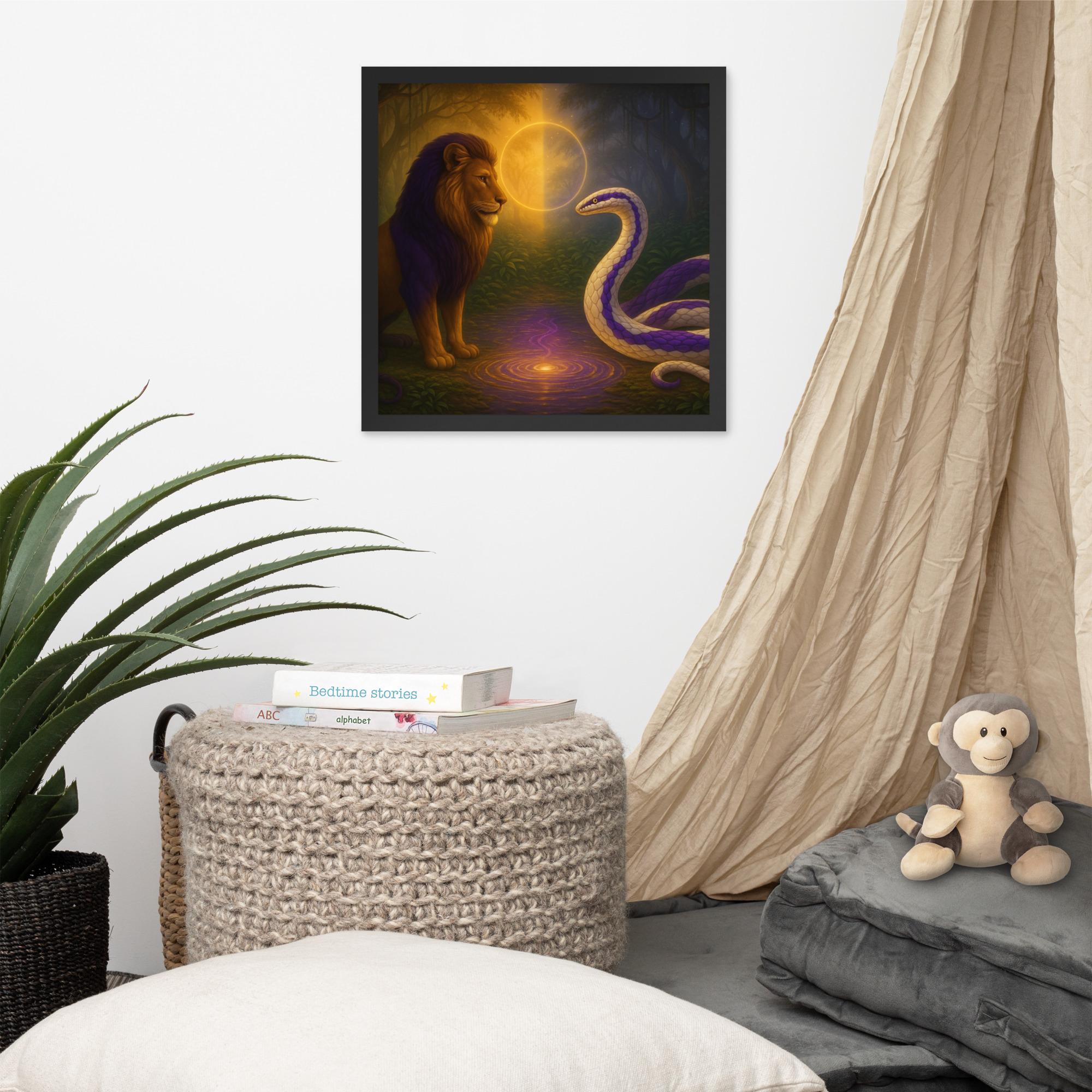ELYNDRIA™: Origin of the Seralion – Framed photo paper poster - Image 9