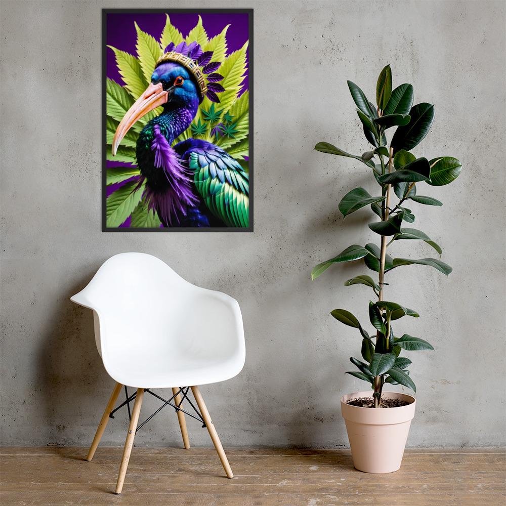 420 Ibis: Design 01 – Framed photo paper poster