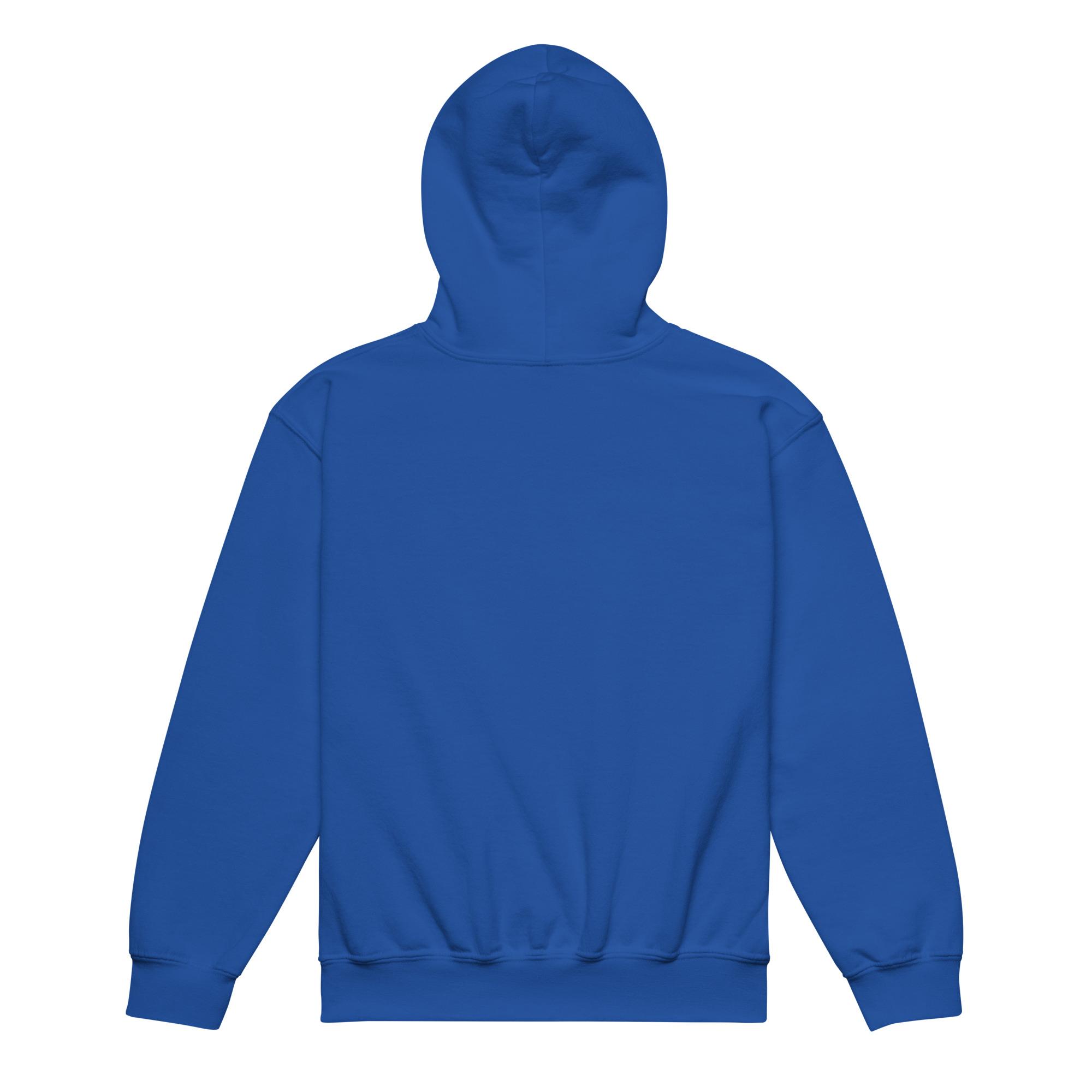 One Wear Graphic Series 30 – Youth heavy blend hoodie – Red - Image 7
