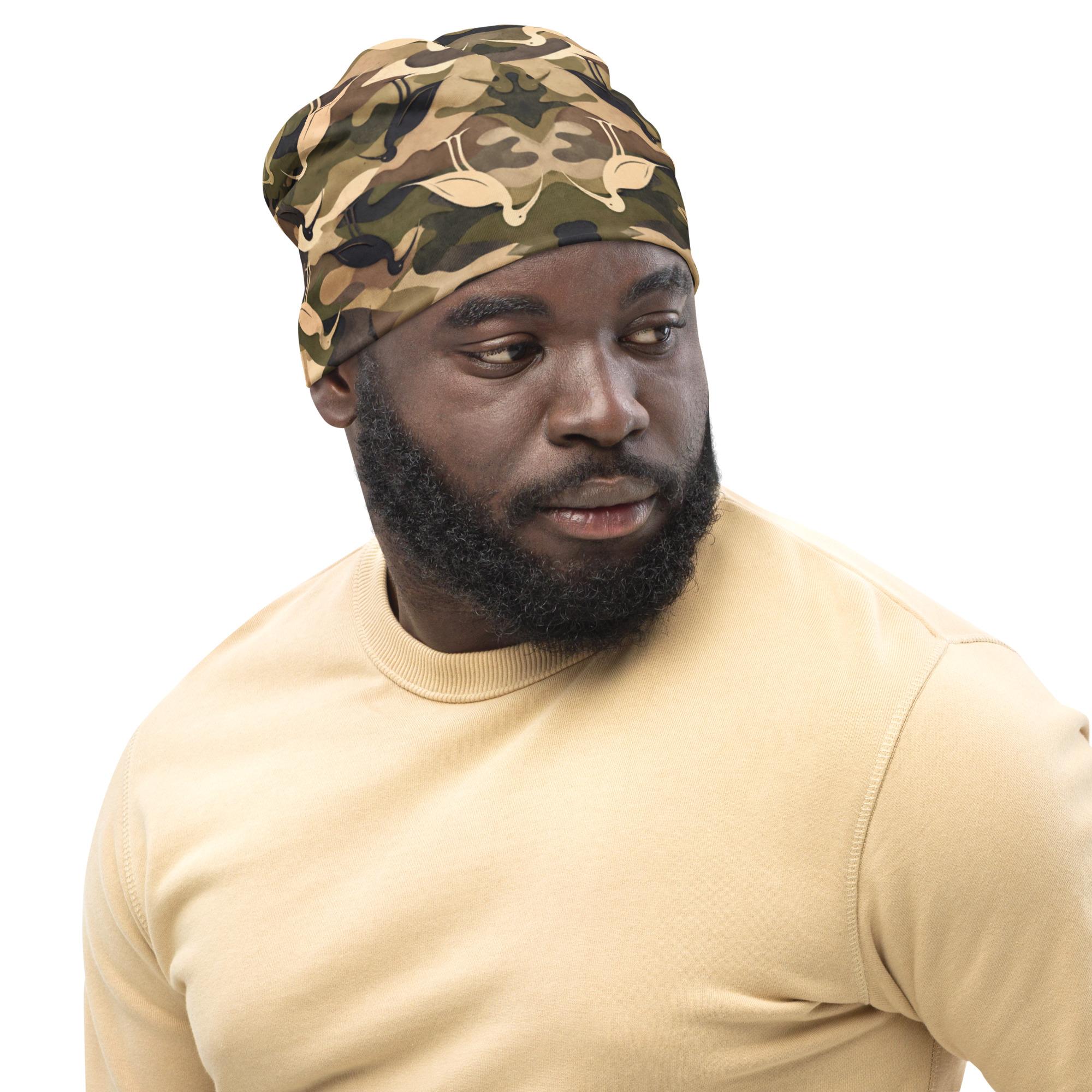 Modern Camouflage Ibis – Beanie – Olive, Khaki & Black